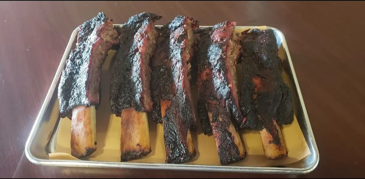 a tray of food
